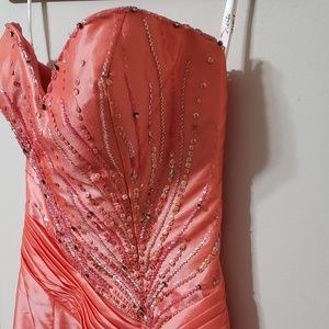 Cute & Coral Prom Dress